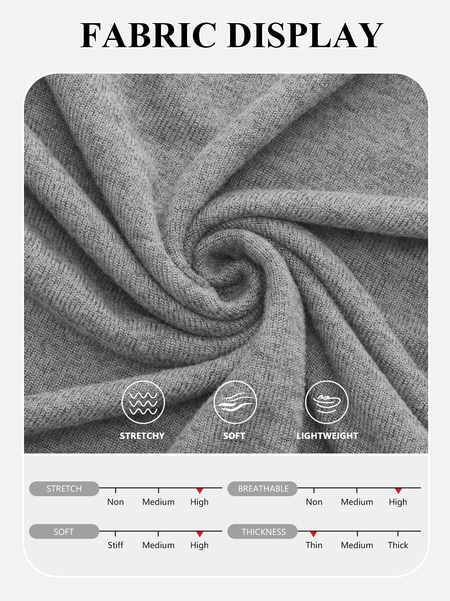 Long Sleeve Shirts for Women Fall Womens Tops Crew Neck Shirts for Women Lightweight Pullover Basic Tunic Winter Clothes Grey S