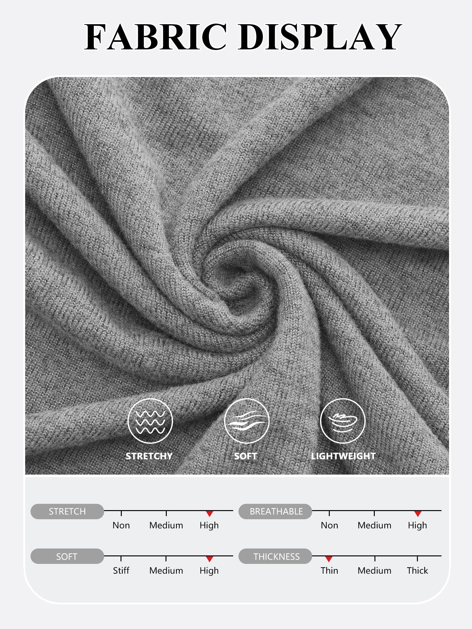 Long Sleeve Shirts for Women Fall Womens Tops Crew Neck Shirts for Women Lightweight Pullover Basic Tunic Winter Clothes Grey S